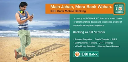 IDBI Bank GO Mobile+ 螢幕截圖 0