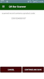 Barcode QR Scanner Generator 螢幕截圖 1