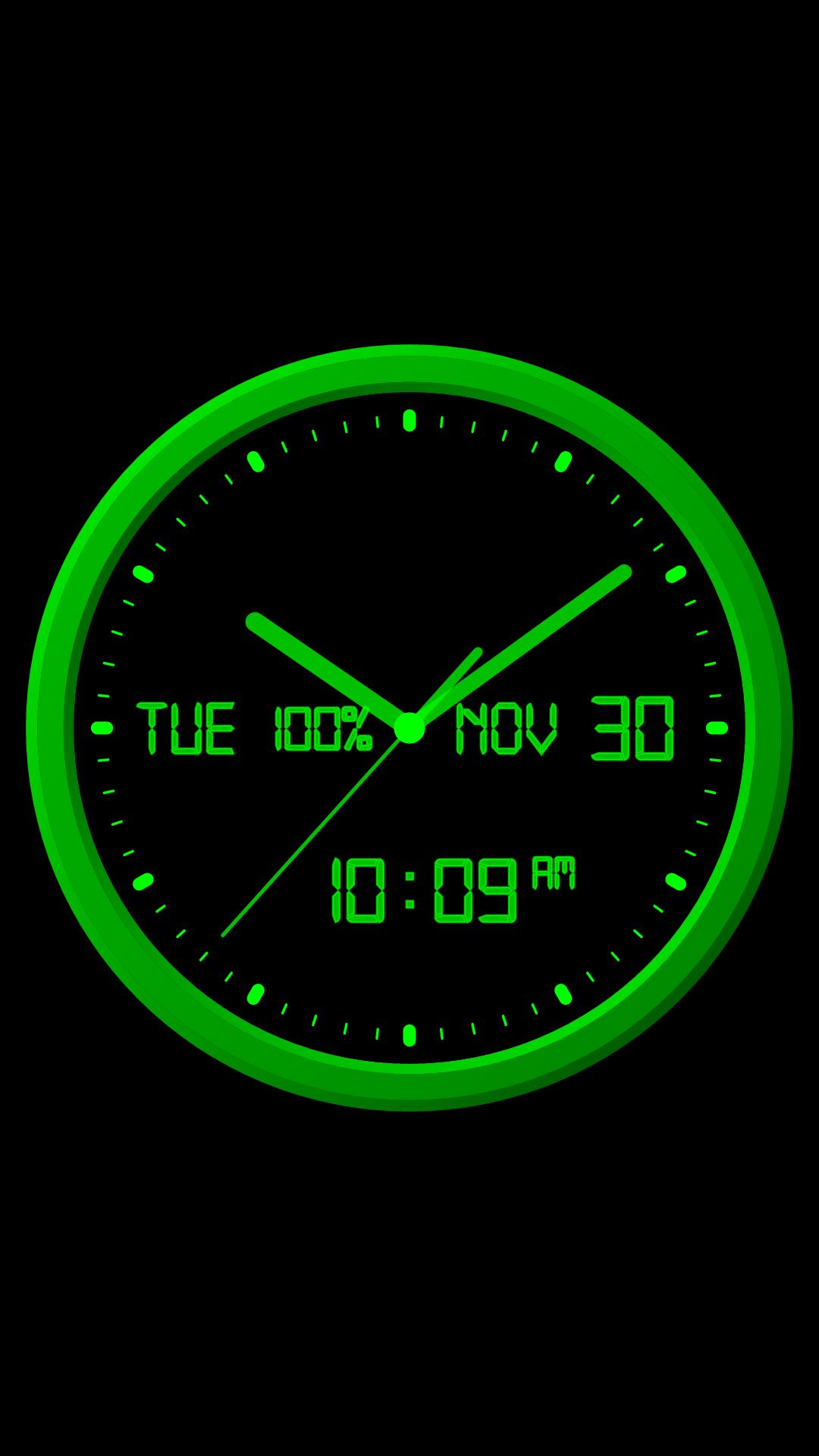 Analog Clock-7 Mobile Screenshot 0