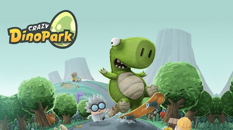 Crazy Dino Park Capture d'écran 0