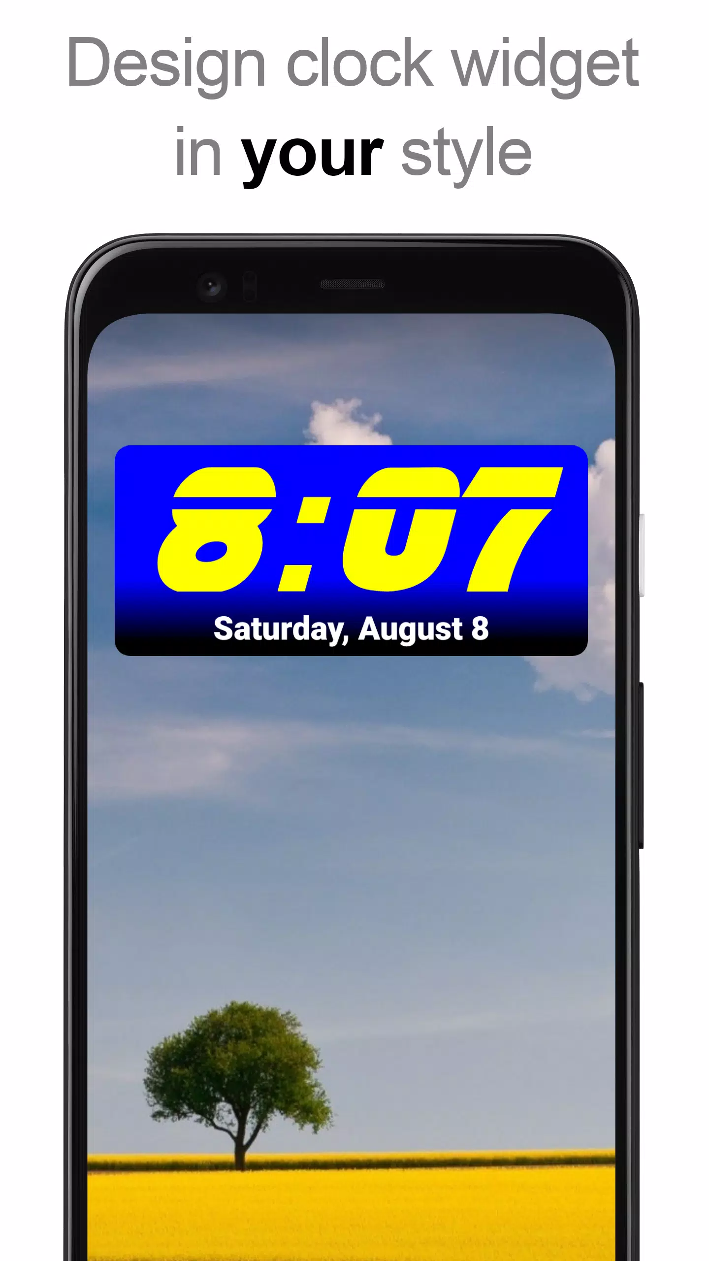 DIGI Clock Widget Zrzut ekranu 1