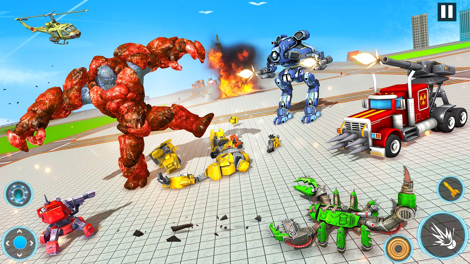 Snake Robot Game - Stone Robot 螢幕截圖 2