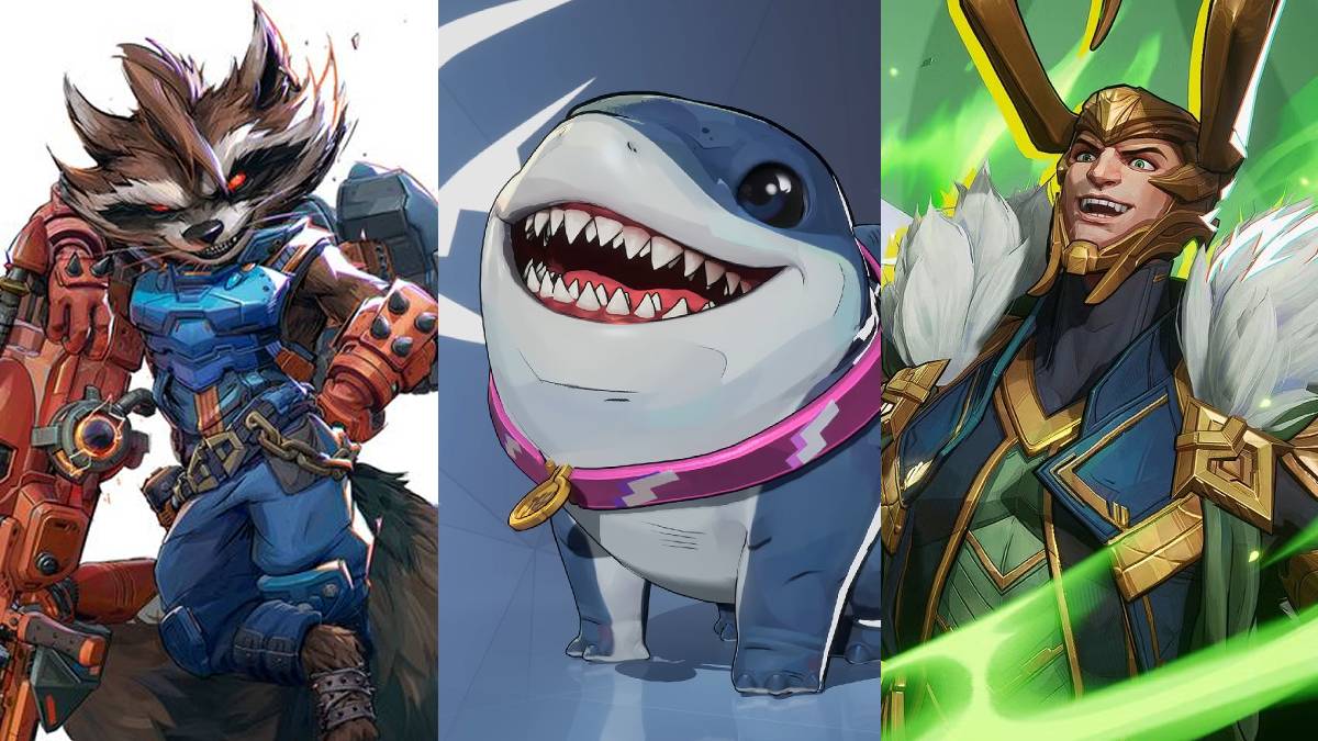 Rocket Raccoon, Jeff en Loki in Marvel -rivalen.
