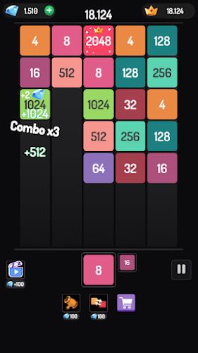 Schermata X2 Blocks - 2048 Merge Game 1