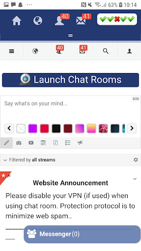 Senior chatz - chat rooms Captura de tela 2