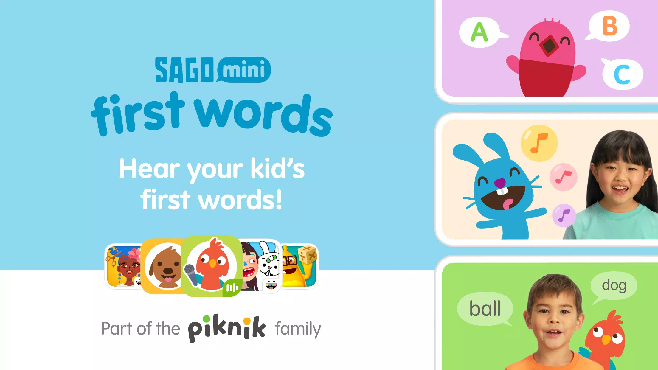 Sago Mini First Words: Kids 1+ Capture d'écran 0