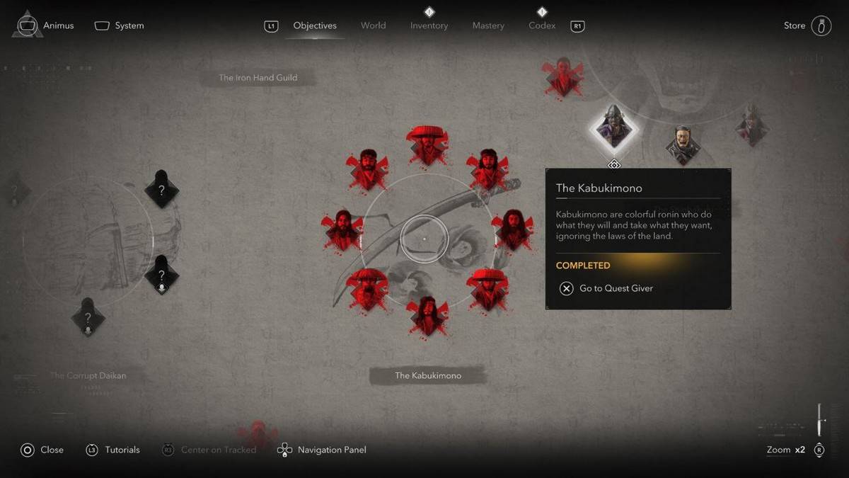 Alle Kabukimono -Mitglieder in Assassins Creed Shadows