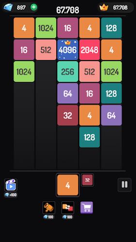 Schermata X2 Blocks - 2048 Merge Game 0