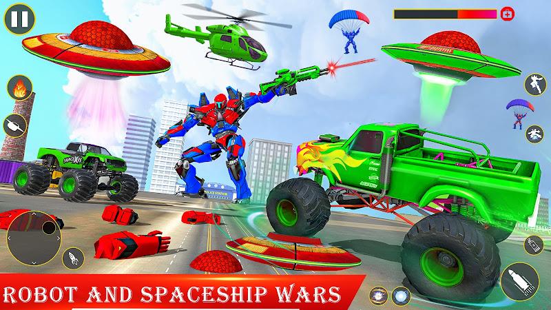 Space Robot Transform Games 3D 螢幕截圖 0