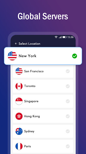 Rapid VPN - Free & Fast & Unlimited Security Proxy Captura de tela 1