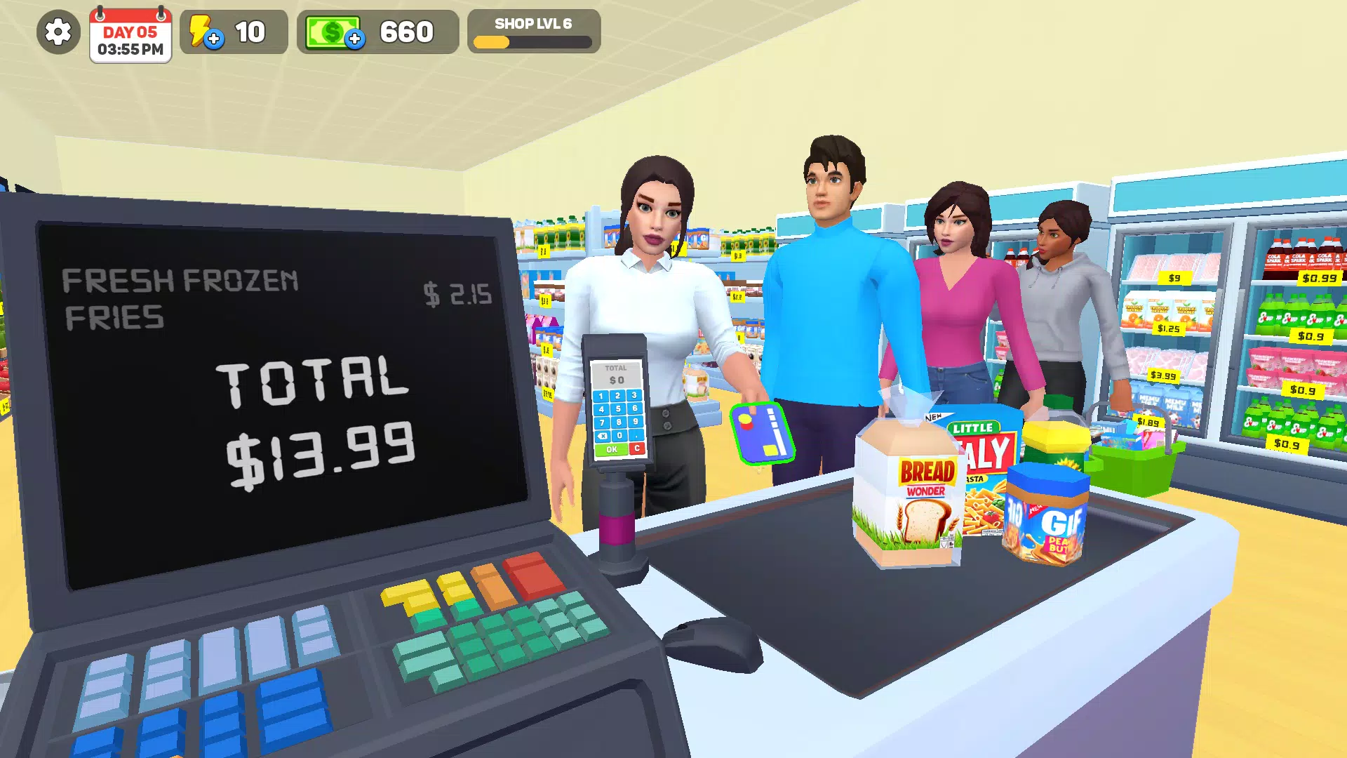 My Supermarket Simulator 3D 螢幕截圖 1