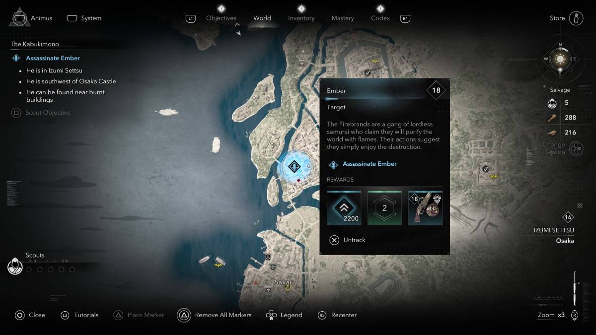 Wie und wo finden Sie alle Kabukimono -Mitglieder in Assassins Creed Shadows Ember