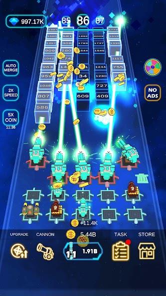 Fireline Merge Defense 3D Mod ဖန်သားပြင်ဓာတ်ပုံ 0