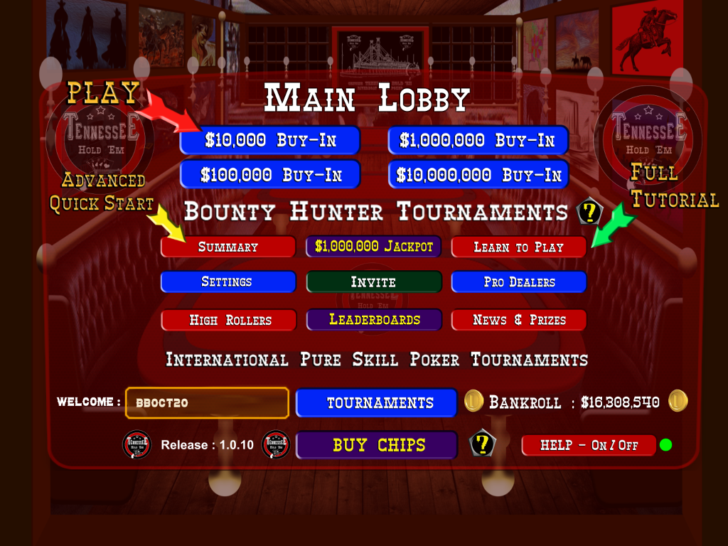 TENNESSEE HOLD ’EM - Skill Poker Tournaments 螢幕截圖 3