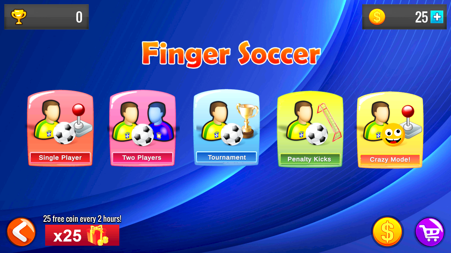 Finger Soccer 螢幕截圖 0