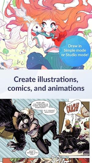 Clip Studio Paint ဖန်သားပြင်ဓာတ်ပုံ 1