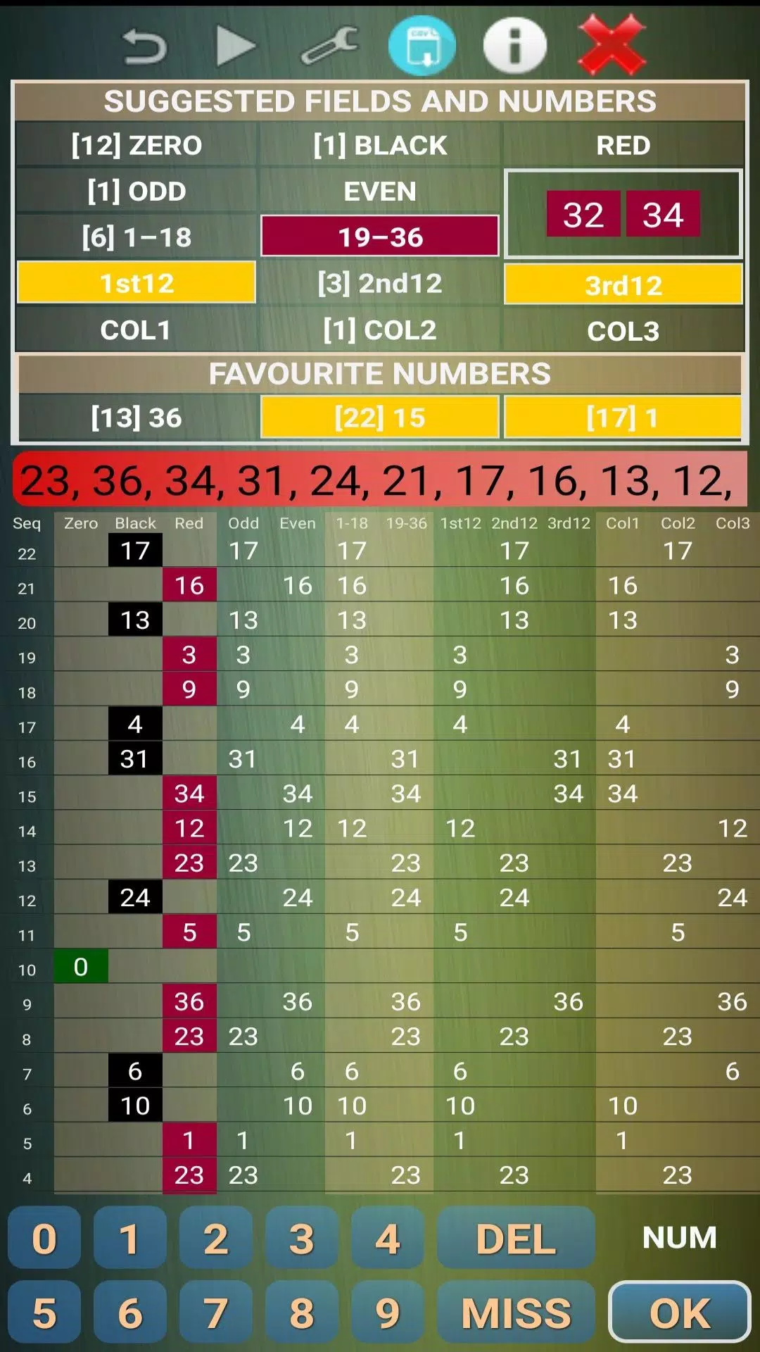 Roulette Bet Counter Predictor 스크린샷 2