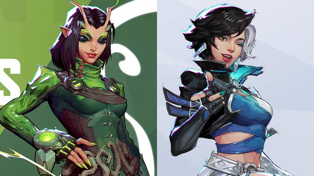 Mantis en Luna Snow in Marvel Rivals.