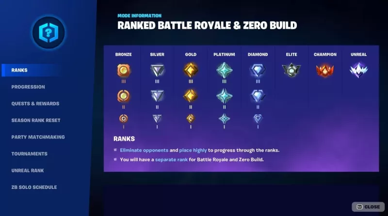 Fortnite Mobile Ranking Guide - wszystkie szeregi, nagrody i strategie