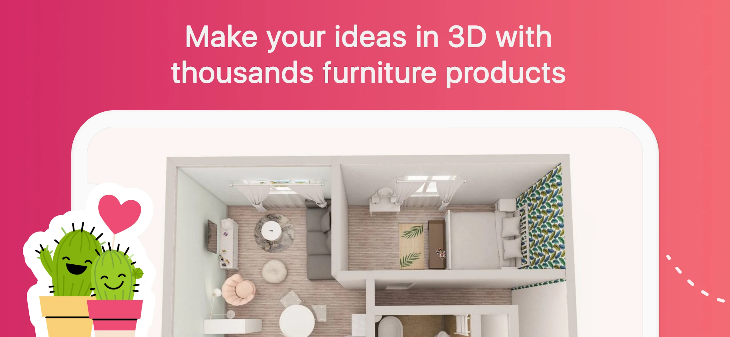 Room Planner Home Interior & Floorplan Design 3D Captura de tela 1