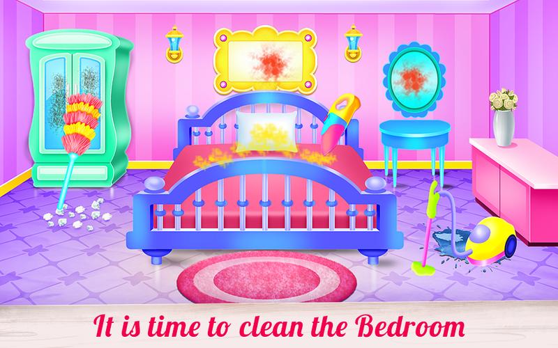 Doll House Cleaning Decoration 螢幕截圖 0