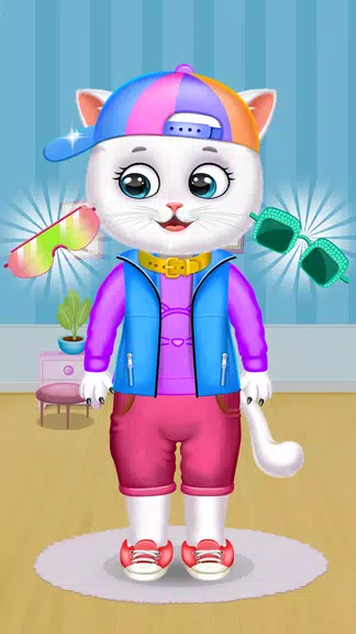 Cute Kitty Cat Pet Care ဖန်သားပြင်ဓာတ်ပုံ 2