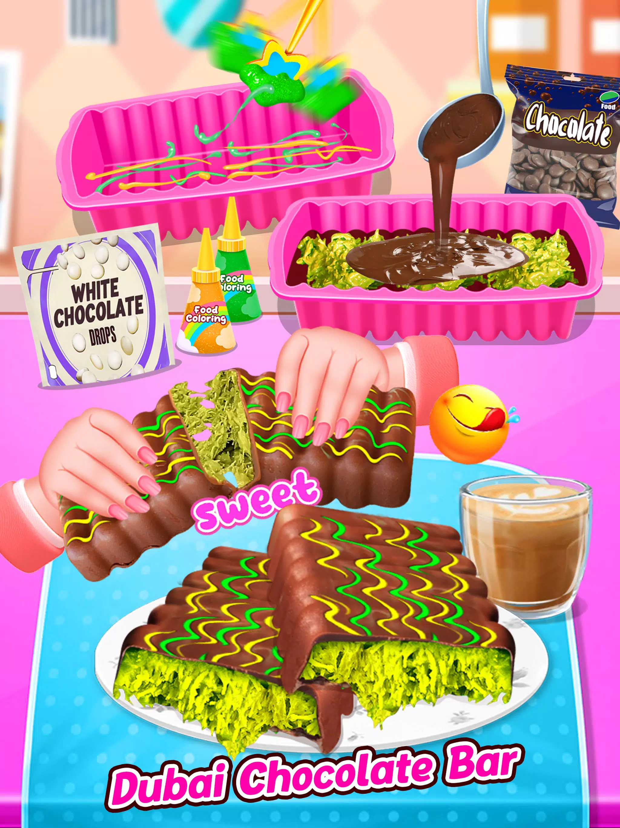 Sweet Chocolate Bar Desserts应用截图第2张