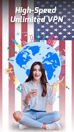 Schermata USA VPN: Unlimited Fast VPN 0