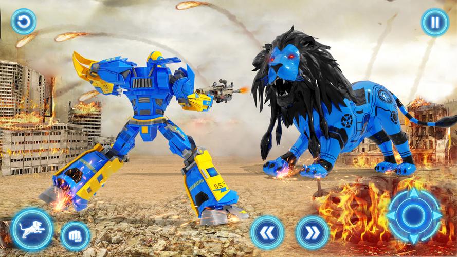 Army Tank Lion Robot スクリーンショット 2