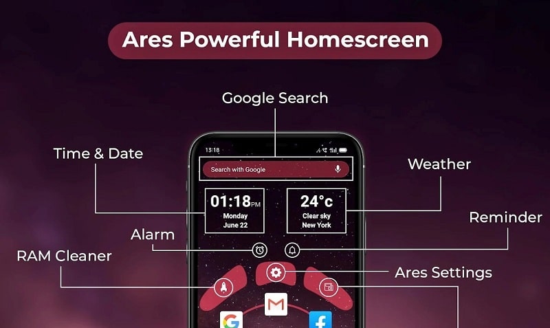 Ares Launcher Prime 螢幕截圖 0