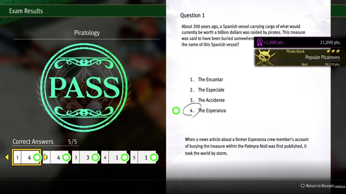 Ответ на пиратологический экзамен в Lad Pirate Yakuza на Гавайях в профессиональной школе