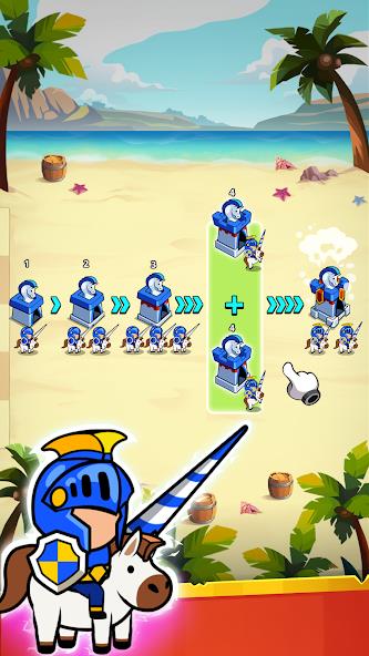 Save The Kingdom: Merge Towers 螢幕截圖 0