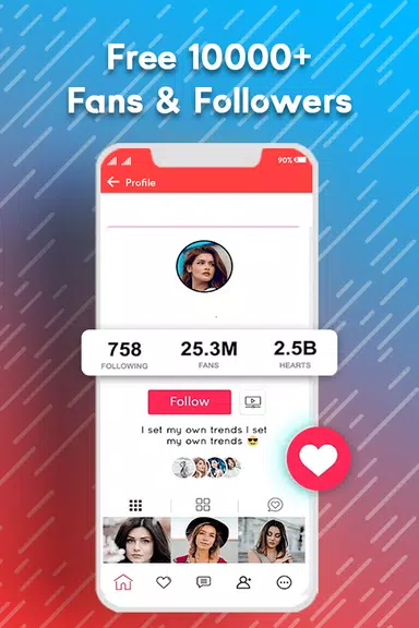 VipTools - Booster for Tiktok 스크린샷 0
