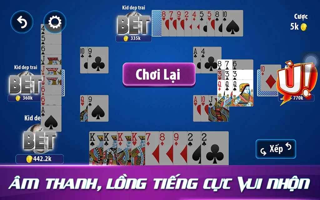 Phom - Phỏm - Ta La - Tá Lả - Offline 螢幕截圖 3