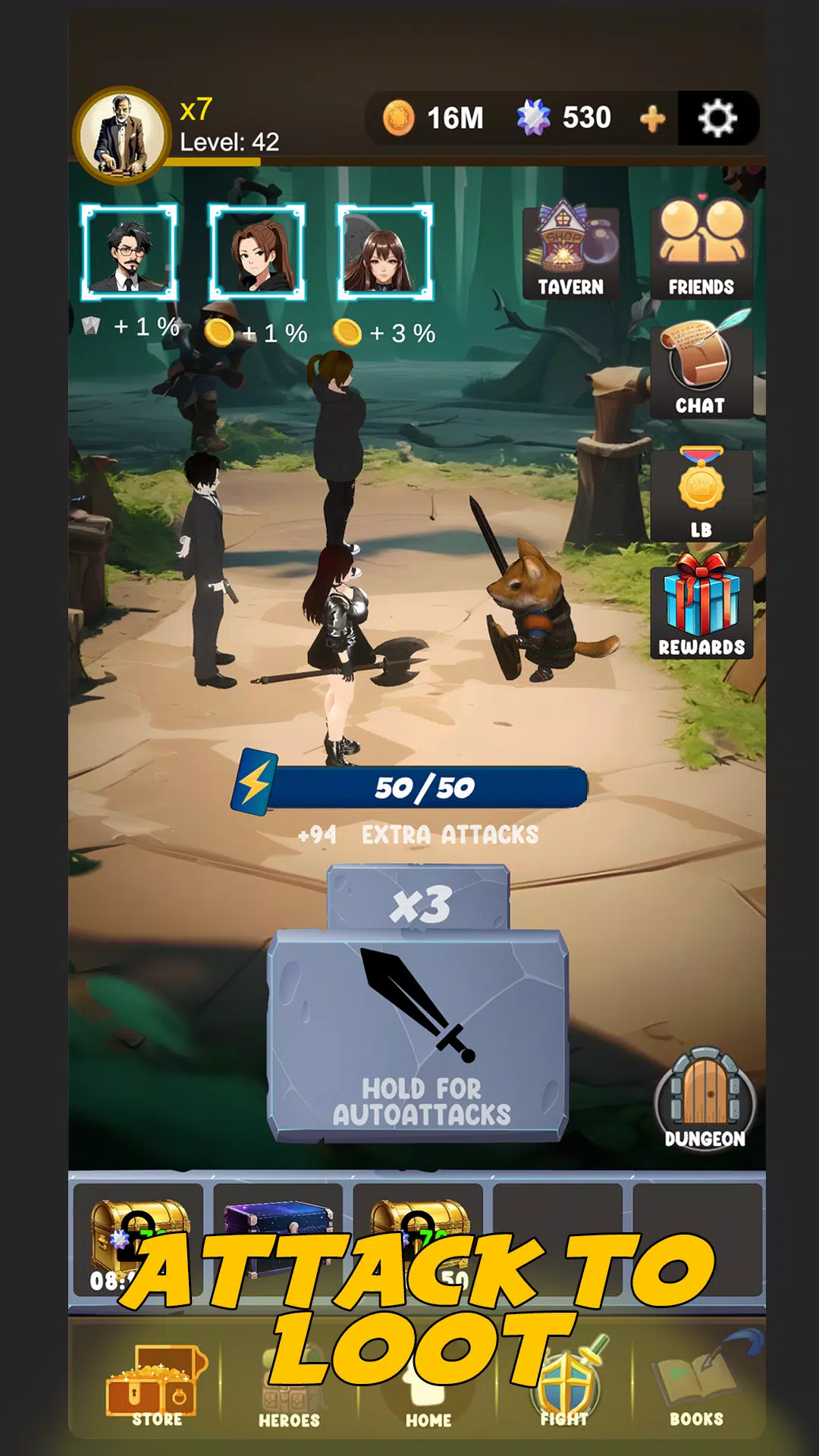 Heroes Ascend Capture d'écran 0