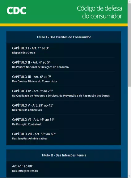 Código de Defesa do Consumidor Tangkapan skrin 1