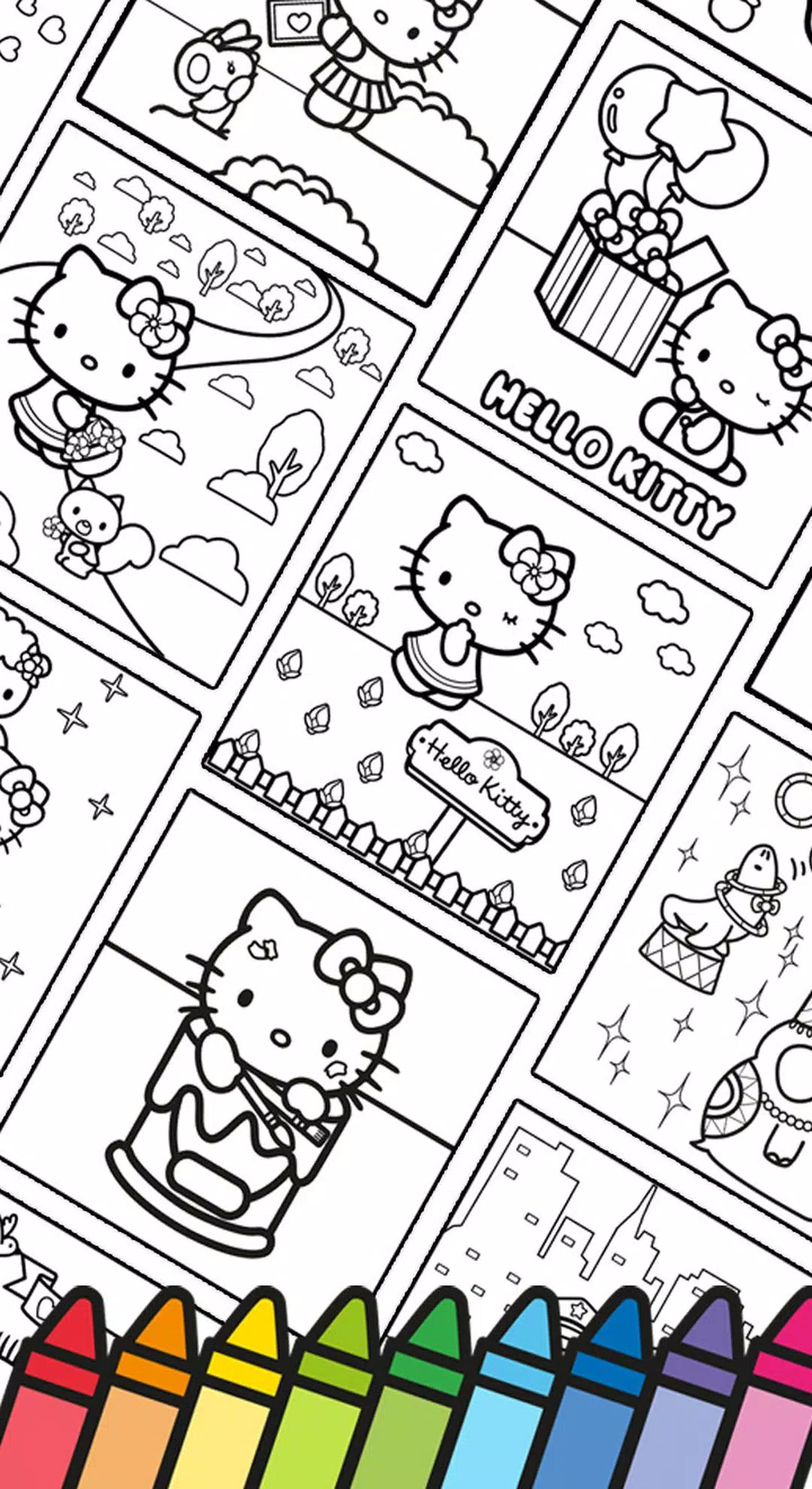 Hello Kitty: Coloring Book Screenshot 2