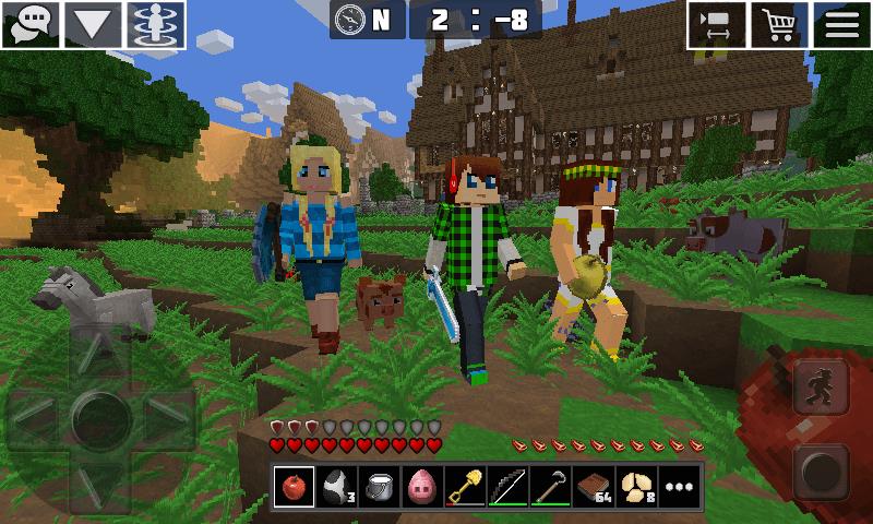Schermata Planet of Cubes Craft Survival 0