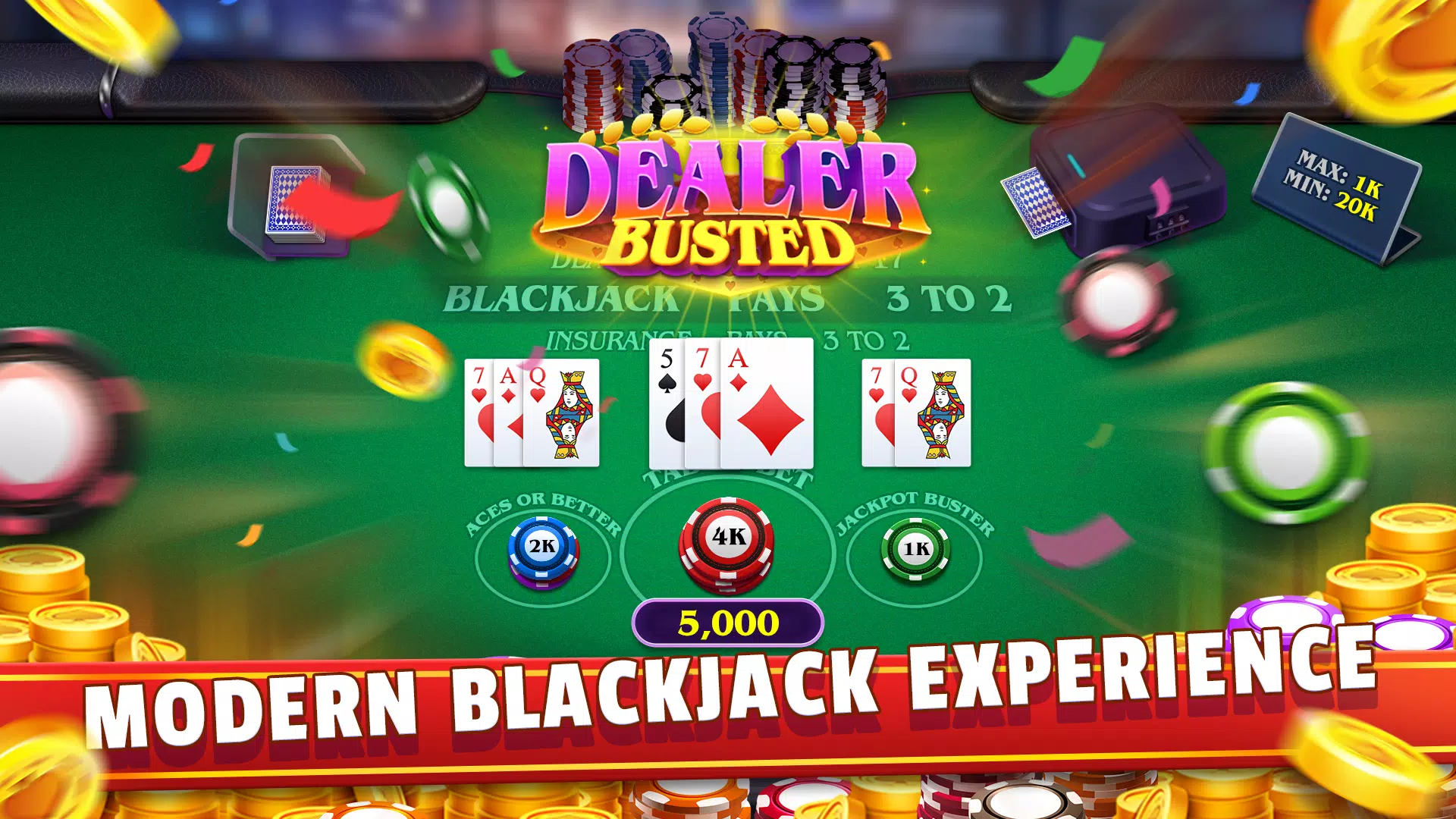 Modern Blackjack Captura de tela 0