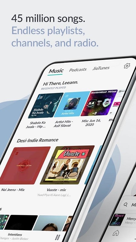 JioSaavn - Music & Podcasts 螢幕截圖 0