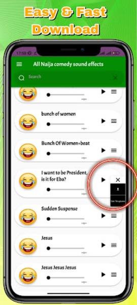 All Naija Comedy Sounds Effect 螢幕截圖 0
