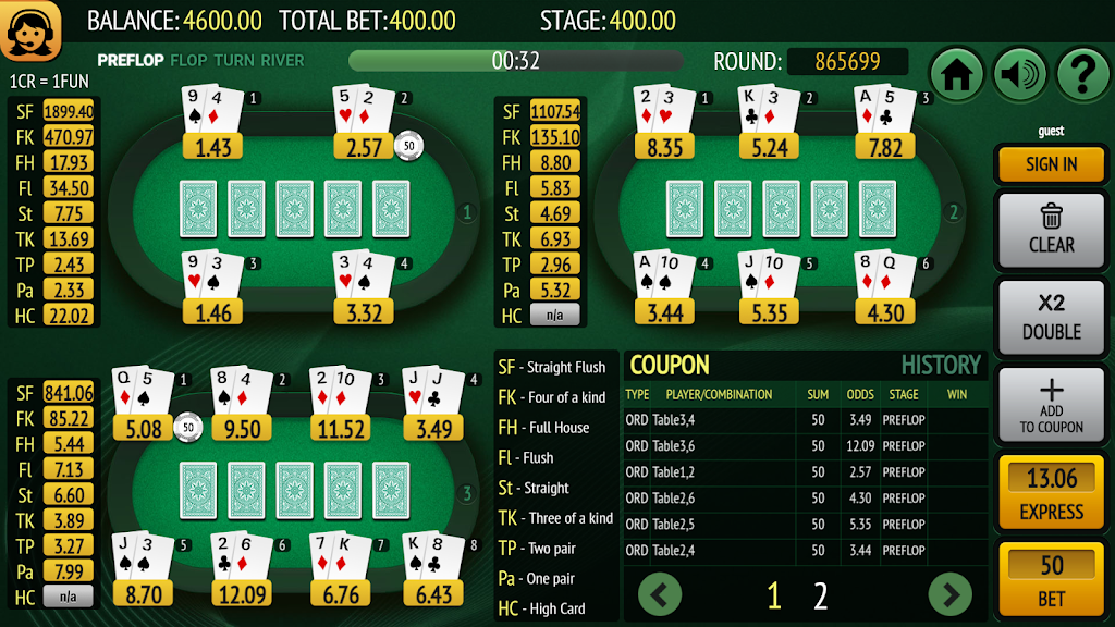 Bet on Poker应用截图第0张