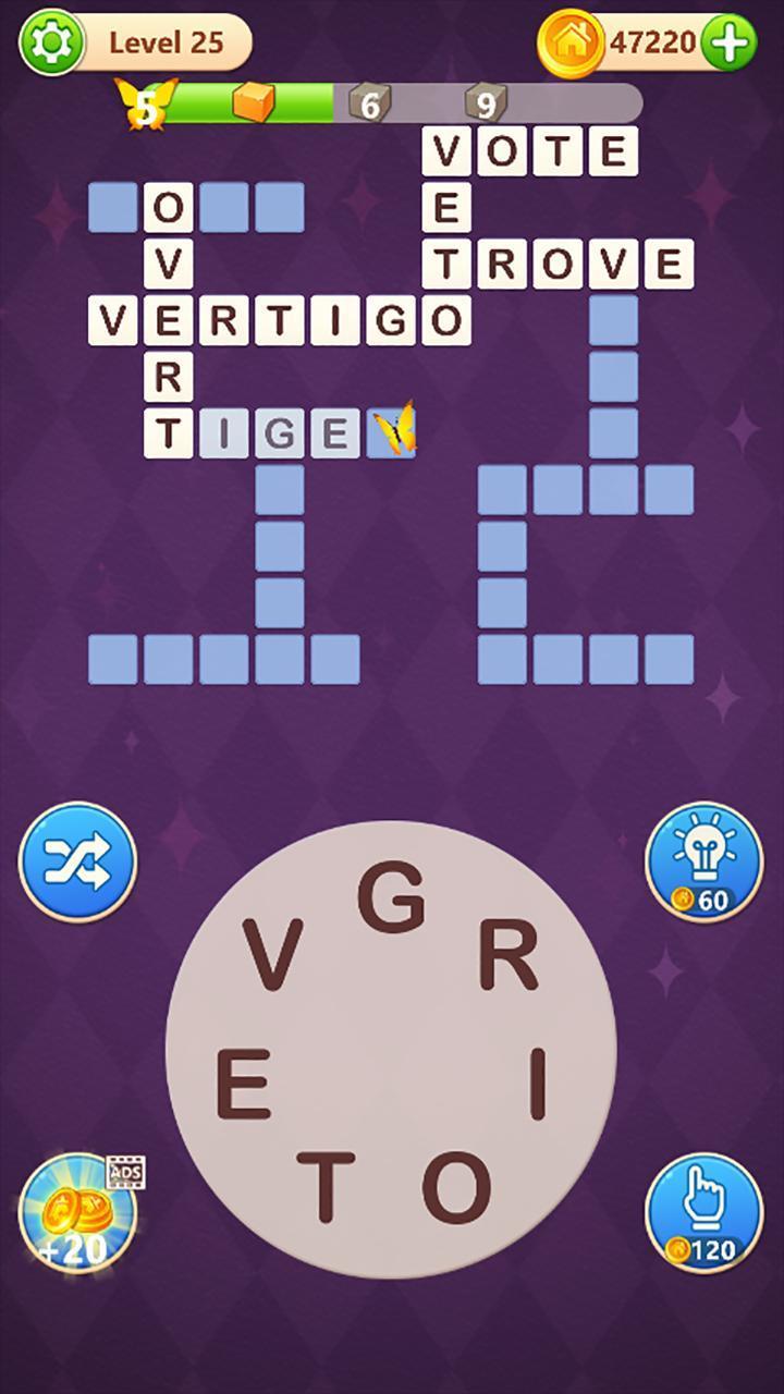 Word Brain: Words Cross Puzzle Capture d'écran 3