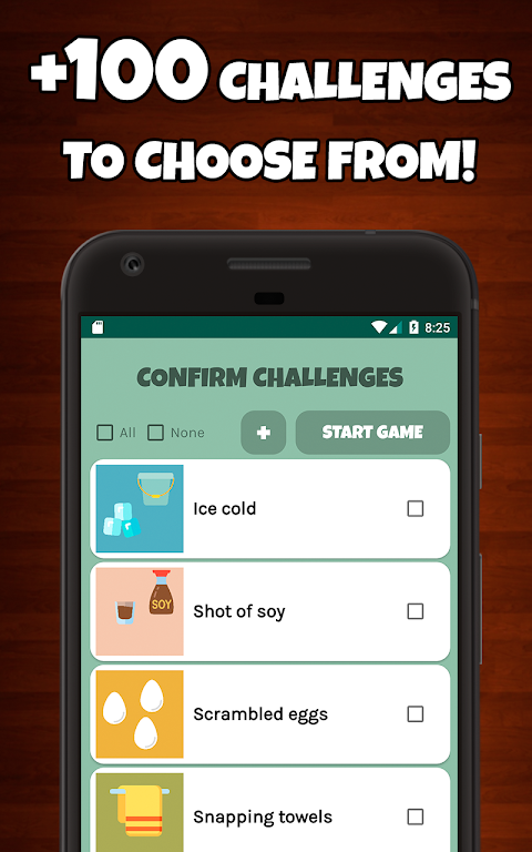 Silent Library Challenges: funny dares, party game ဖန်သားပြင်ဓာတ်ပုံ 1