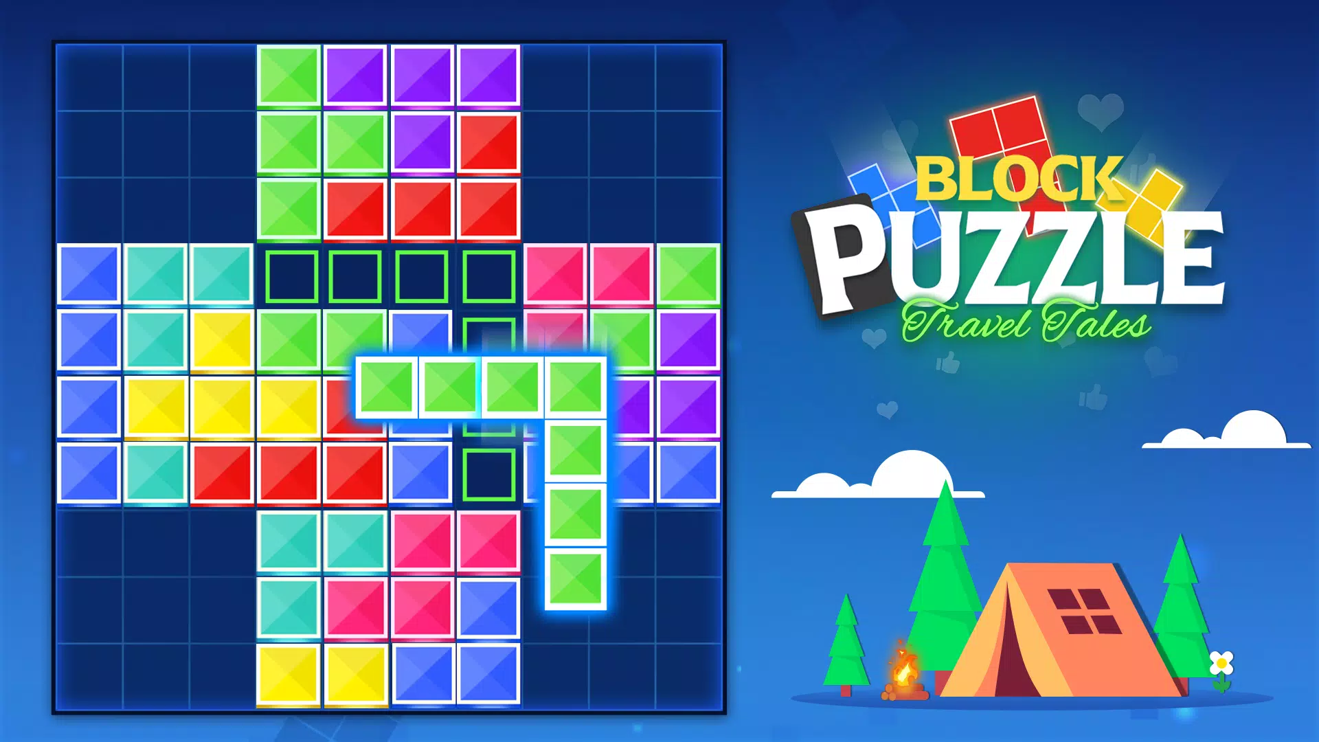 Block Puzzle: Travel Tales 스크린샷 1