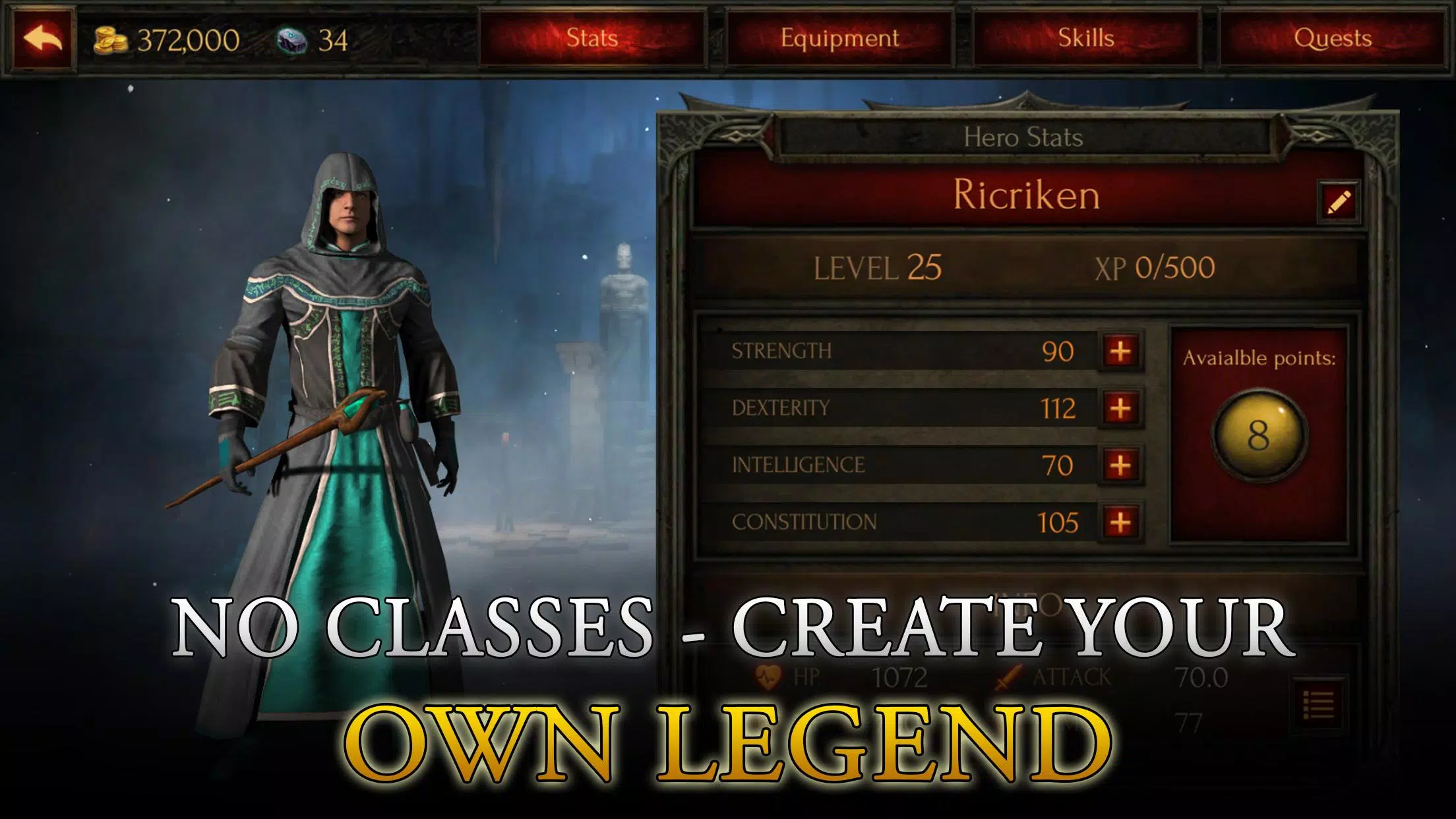 Schermata Arcane Quest Legends Offline 2