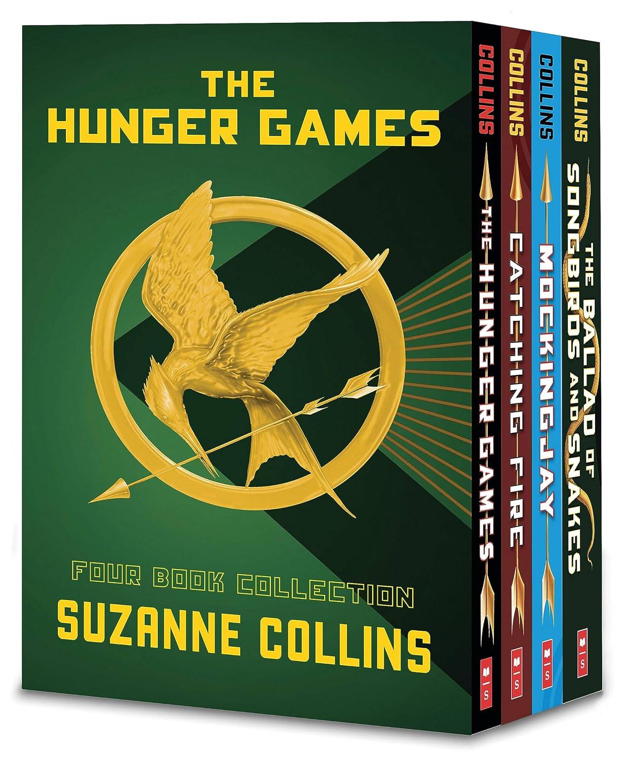 4 권의 책 모두 Hunger Games Box 세트를 포함합니다