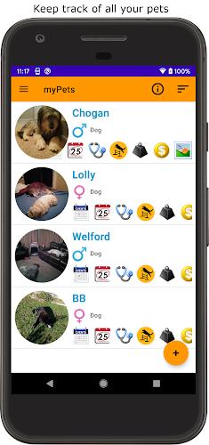 myPets - Pet Manager 螢幕截圖 0