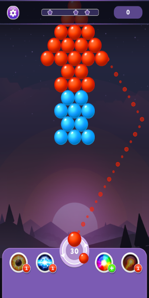 Bubble Shooter Rainbow स्क्रीनशॉट 2