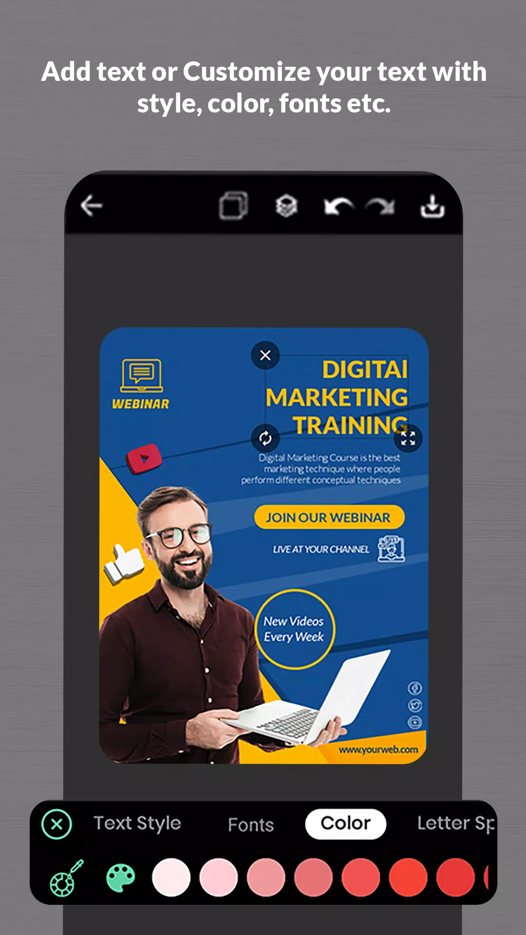 Flyer Maker, Poster Maker Screenshot 3
